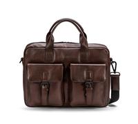 Farmhood Memphis Briefcase RV 1F Dark Brown