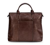 Farmhood Memphis Handtasche Leder 37 cm Laptopfach braun