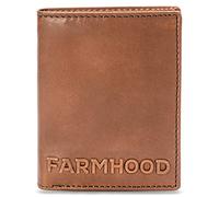 FARMHOOD Nashville Damen/Herren großer Leder Geldbeutel | RFID-Schutz & viele Kartenfächer | Portemonnaie 10 cm