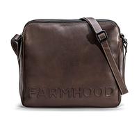 FARMHOOD Nashville Damen/Herren Leder große Umhängetasche mit vielen Fächern | längenverstellbarer Riemen | Aktentasche 29 cm