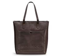 FARMHOOD Nashville Leder Shopper Tasche Damen | große Schultertasche mit Reißverschluss & zwei Steckfächer | 35 cm