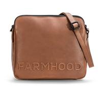 Farmhood Nashville XL Umhängetasche 2 Fächer Leder 29 cm braun