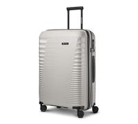 Farmhood Straw Edition Mittelgroßer Hartschalen Koffer | Trolley 44 x 26 x 67 cm mit Dehnfalte von 72 auf 80 Liter erweiterbar | ultra-leicht nur 3,54 Kg