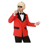 Fasching Herren Show-Jacke rot Größe 58/60