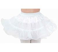 Faschingskostuem Petticoat weiß 3-lagig Gr. 36/38