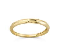 Fingerring "375/- Gelbgold glanz" Gr. 52, gelb, FASCINATION BY ELLEN K., Fingerringe, Damen, 052 (16,6), Gold, Fingerring (37810331-52) gelb