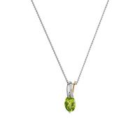 Fascination by Ellen K. Anhänger mit Kette 375/- Gold Peridot grün mehrfarbig Damen