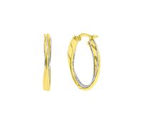 Fascination by Ellen K. Creolen 375/- Gold gelb vergoldet Damen