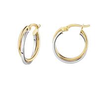 Fascination by Ellen K. - Creolen 375/- Gold 1 ct Damen (203.14 € / 1 ct)