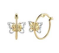 Fascination by Ellen K. - Creolen 585/- Gold 1 ct Damen (358.99 € / 1 ct)