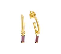 Fascination by Ellen K. Ohrhänger 333/- Gold Zirkonia lila gelb vergoldet Damen