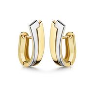 Fascination by Ellen K. Klappcreolen 375/- Gold mehrfarbig Damen