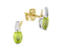 Fascination by Ellen K. Ohrstecker 375/- Gold Peridot grün 0,92ct. mehrfarbig Damen