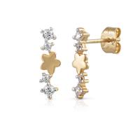 Fascination by Ellen K. Ohrstecker 375/- Gold Zirkonia weiß mehrfarbig Damen