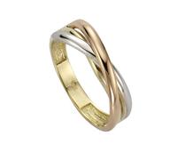 Fascination by Ellen K. Ring Gold 333 dreifarbig
