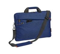 Pedea - Laptoptasche *Fashion* Notebook-Tasche bis 15,6 Zoll - Laptop Umhängetasche mit Schultergurt - Laptophülle blau - Notebooktasche für Damen & Herren