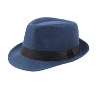 Fashion Classic Fedora Hut Wide Brim Flat Church Derby Cap Jazz Gentlemans Flat Hat Panama Hat for Men Women
