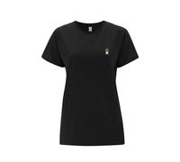 Fashion Drinks Jägermeister | Besticktes Frauen Organic Bio Baumwoll T-Shirt Schwarz XL