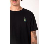 Fashion Drinks Jägermeister | Besticktes Organic Bio Baumwoll T-Shirt Schwarz XL