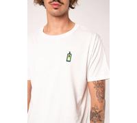 Fashion Drinks Jägermeister | Besticktes Organic Bio Baumwoll T-Shirt Weiss XL
