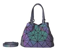 Fashion Geometric Women HandTasche Schultertasche Tasches Luminous Tasche Holographic Reflective Tasche -1106B