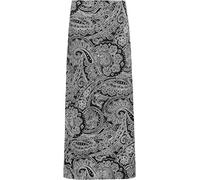 Fashion Mark Langer Damenrock, Übergröße, einfarbig, bedruckt, Paisleymuster, Stretch, Größe 42-56, Paisly Print, 52-54