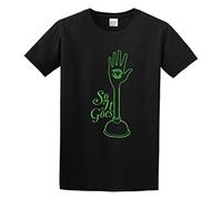Fashion Men's T-Shirt Inspired by Kurt Vonnegut - Tralfamadorian So It Goes Cult Literature Crew Neck Tops Tee Black XL