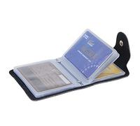 Fashion PU Leder Funktion 12/24 Bits Kartenetui Business Pass Frauen Kreditkarte Brieftasche Tasche Pas Karte Herren Karte V2V7