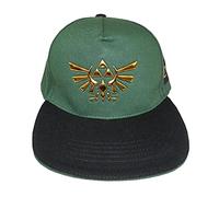Fashion UK Legend of Zelda-Snapback Cap-Symbol Hut, Grün und Schwarz, Einheitsgröße, Unisex-Erwachsene