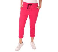FASHION YOU WANT Damen Hose Stretch Sweatpants Jogginghose für Freizeit Boyfriend Baggyhose (as3, Numeric, Numeric_38, Numeric_40, Regular, Regular, Fuchsia)