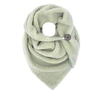 FASHION YOU WANT Damen KuschelSchal, Teddyfell Baumwolle Dreieckstuch Frauen Winterschal Herbstschal Warm Dreieck Schal Halstuch Scarf (mint)
