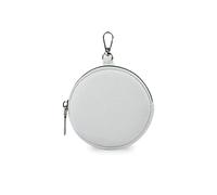 FASHION YOU WANT Damen Münzbörse aus echtes Leder, kleine Geldbörse mit Reißverschluss, Mini Portemonnaie Coin Pocket für Frauen Mädchen Kinder (weiß)