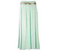 FASHION YOU WANT Damen Sommer Rock Größe 36/38 bis Größe 48/50 Langer Maxirock Strandrock Sommerock lang Amber Boho Retro Maxirock (as3, Numeric, Numeric_38, Numeric_40, Regular, Regular, Mint)