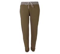 FASHION YOU WANT Damen Sweatpants Größe 34-50 Baggy Hose Boyfriend Freizeithose Sporthose All-Over Roses Print Big Size ergröße (H02, 46-48)