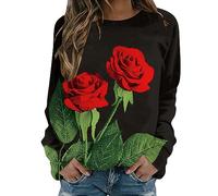 Fashion You Want Damen Totenkopf Pullover Sweatshirt Damen Hoody Damen Oversize Baumwolle Damen Jacke Lange only Weste Damen blau Damen Langarmshirt Baumwolle 48 Weihnachtsshirt Freizeithemd