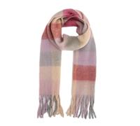 FASHION YOU WANT Damen Web Strickschal UNI FARBEN und langen dicken Fransen, warmer Winter, Stola (S07)