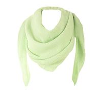 FASHION YOU WANT Damen XXL Strick Dreieck Schal mit Reiskorn Strickmuster in Unifarben, Schal, Leichtes Tuch (mint)