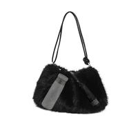 Fashionable Tote Bag, Large Capacity Shoulder Bag, Plush Underarm Bag, Multipurpose Tote Bag, Portable Satchel Bag, Commuting Shoulder Bag, Stylish Tote Bag, Everyday Carry Tote, Spacious Shoulder Bag