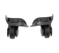 FashionCha 2 Stücke Koffer Ersatzräder Gepäckräder Ersatzrollen Lenkrollen Kofferräder Tragfähige Und Leise Laufrollen mit Doppellager für Einfache