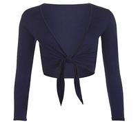 Fashion's island Damen Bolero, Einfarbig Schwarz * Gr. 50-52, Navy