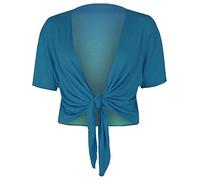 Fashion's island Damen Strickjacke, Einfarbig Schwarz * Gr. 50-52, blaugrün