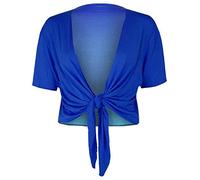 Fashion's island Damen Strickjacke, Einfarbig Schwarz * Gr. 50-52, königsblau