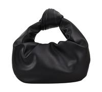 FASSME Damen Geldbörse Vintage Geknotet Gewebte Umhängetasche Geknotet Gewebte Clutch PU Leder Umhängetasche Mode Einkaufstasche für Alltag Arbeit, Schwarz , 35 EU