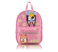 Fast Forward Bluey and Bingo Mini-Rucksack für Kinder und Erwachsene, 25,4 cm, PU-Leder, Blau, Bluey und Bingo - Pink, Small, Tagesrucksäcke