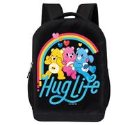Fast Forward Care Bears Mädchen-Rucksack - Stilvoller Schul- und Reise-Rucksack, Kinder-Büchertasche mit Laptophülle, Hug Life, Large, Cb Mädchen Rucksack