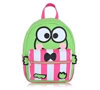 Fast Forward Sanrio Hello Kitty Rucksack für Damen und Herren, niedlicher Mini-Rucksack aus PU-Leder, 25,4 cm, Grün, S