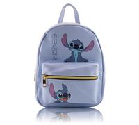 Fast Forward Spiderman, Stitch, Care Bears, Friends, Darth Vader und mehr, Mini-Rucksack für Damen, Herren, Unisex, Stitch Ohana, 10.2"H x 8.2"W x 3"D, Tagesrucksack