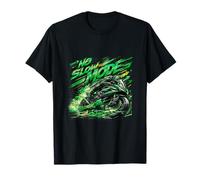 Fast Lane Speed Rider Bewegungsgrafik T-Shirt