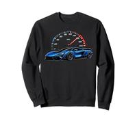 Fast Supercar Tacho Rennwagen Turbo Kinder Jungen Herren Sweatshirt