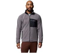 Fast Trek Overlay Full Zip Herren Rollkragenpullover, grau, Gr. XXL